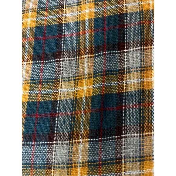 Vintage Allyn St George Mens M Plaid Wool Blend Shacket Shirt Made in Korea - Picture 6 of 12